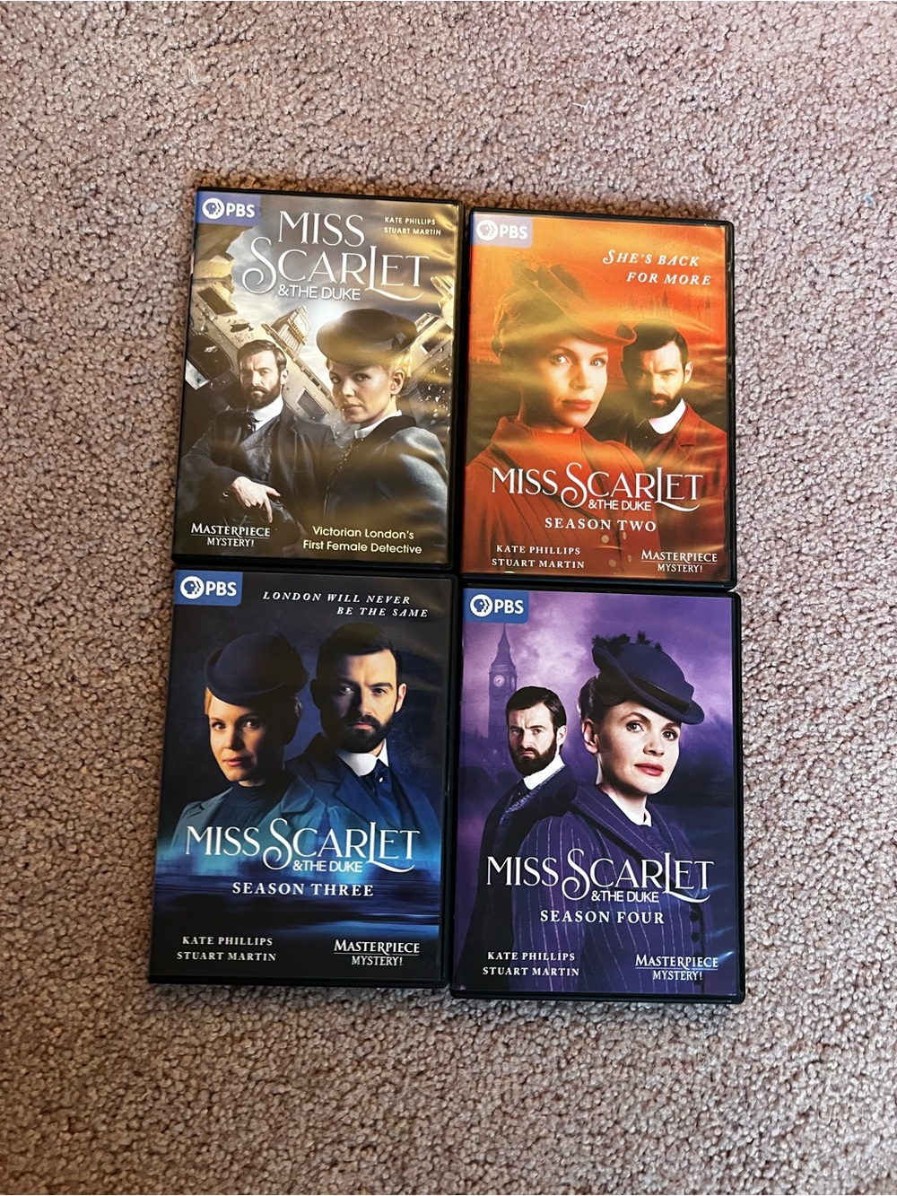 Miss Scarlet & The Duke DVD